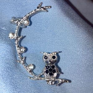 Owl ear cuff